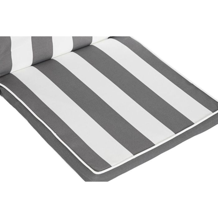 Cojín para sillas DKD Home Decor Gris Blanco (42 x 4 x 115 cm) 1 Cojín para sillas DKD Home Decor Gris Blanco (42 x 4 x 115 cm) 1