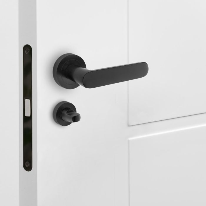 Emuca Lote de 5 condenas con roseta redonda para puertas de interior, diámetro 35mm, Zamak, Negro 1 Emuca Lote de 5 condenas con roseta redonda para puertas de interior, diámetro 35mm, Zamak, Negro 1