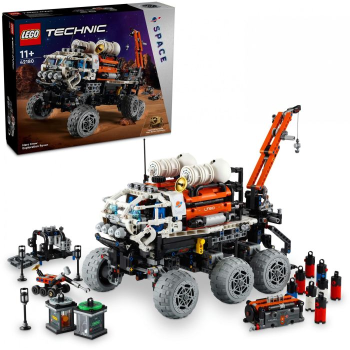 LEGO Technic 42180 Mars Manned Exploration Rover, Vehículo Espacial Tripulado, Juguete de Construcción Inspirado en la Exploración de Marte 11