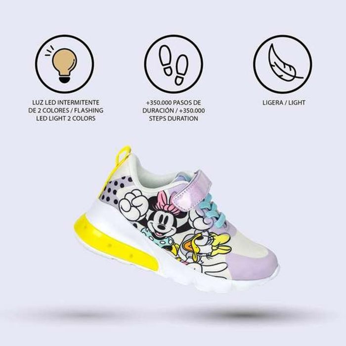 Deportiva suela ligera eva con luces minnie talla t031 2 Deportiva suela ligera eva con luces minnie talla t031 2