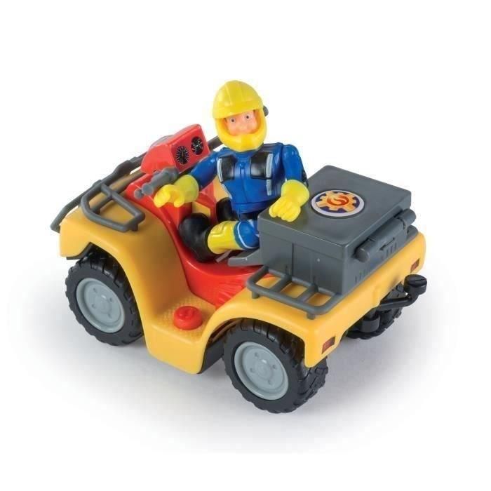 Silvertorn Quad Mercurio Sam el Bombero - Vehículo de Juguete Infantil Réplica Rueda Libre para Aventuras en Pontypandy 2
