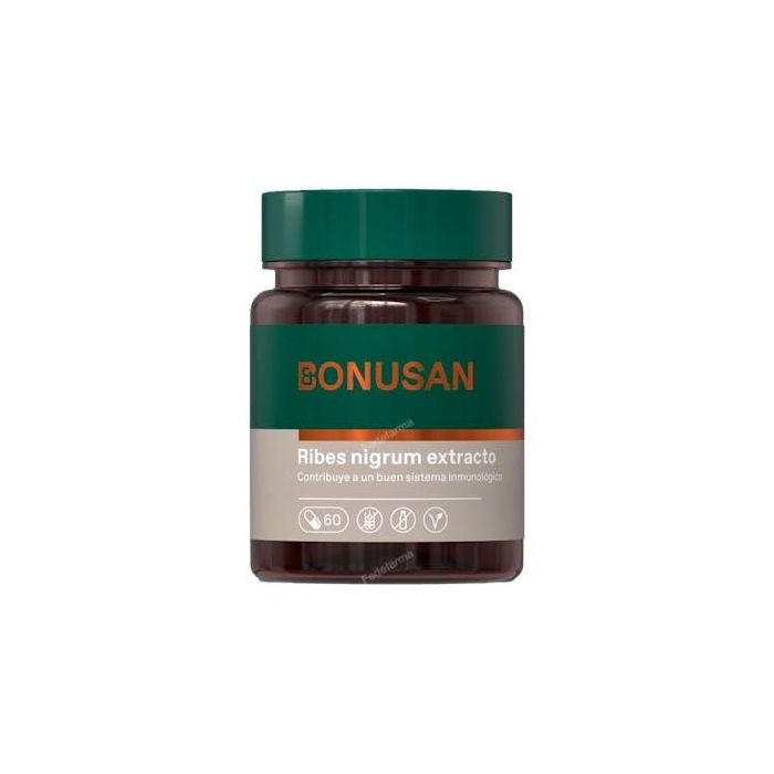 BONUSAN Ribes Nigrum 60 cápsulas veganas - Apoyo a la circulación y sistema inmune