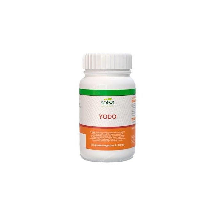 SOTYA Yodo 150mcg 60 Cápsulas. Contribuye al metabolismo energético y función cognitiva normal. Apoyo tiroideo.