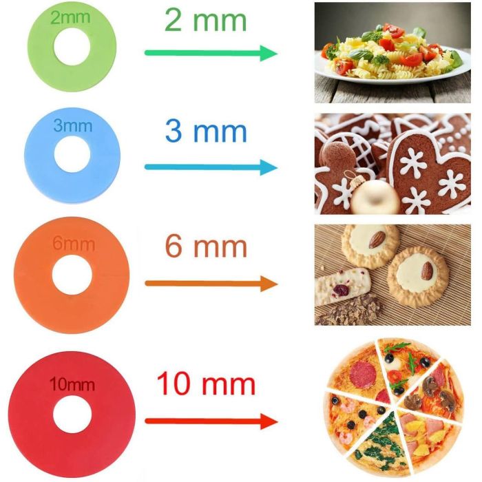 Quttin Rodillo de Amasar de Madera 42 cm x 6 cm (12 Unidades) 3