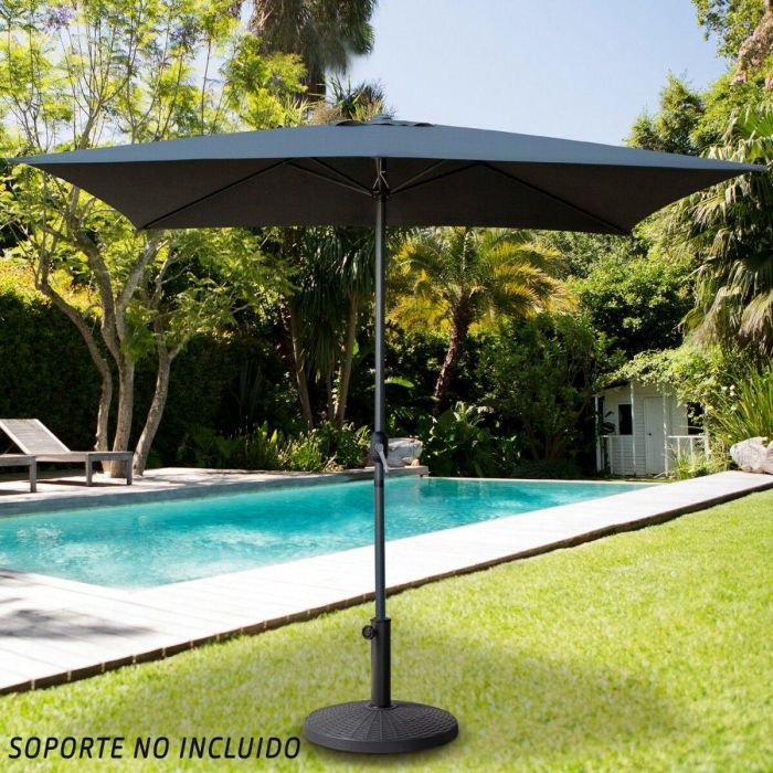 Parasol Aktive Antracita Aluminio Ø 4,8 cm 300 cm 1 Parasol Aktive Antracita Aluminio Ø 4,8 cm 300 cm 1