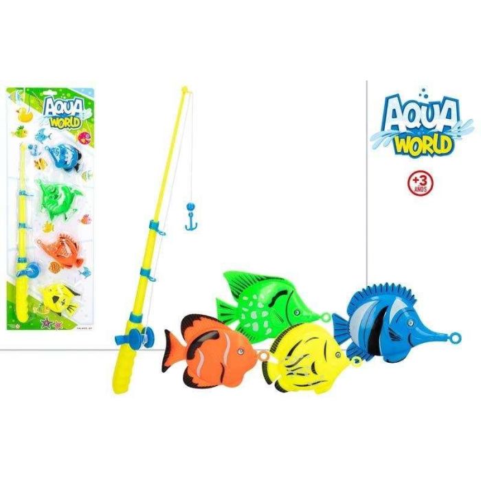 Juego pesca aqua world 52 cm 3 Juego pesca aqua world 52 cm 3