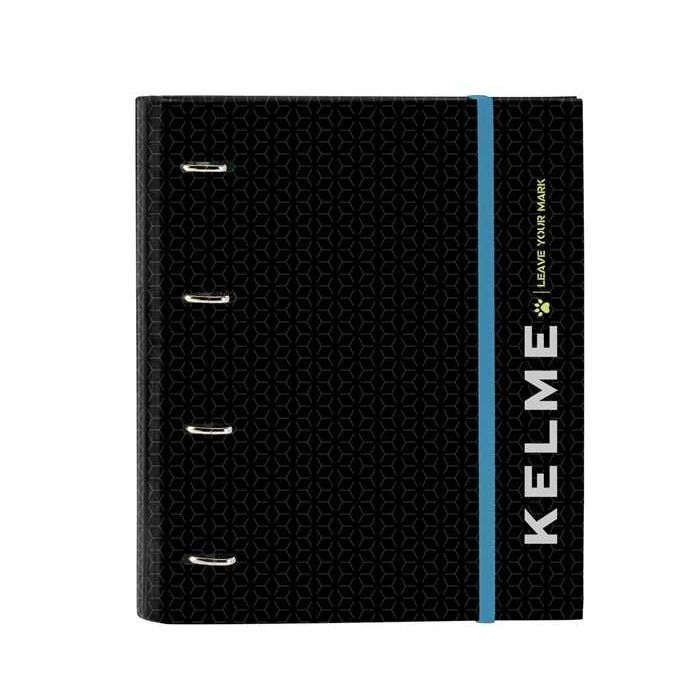 Carpeta de anillas Kelme Iron Negro 27 x 32 x 3.5 cm