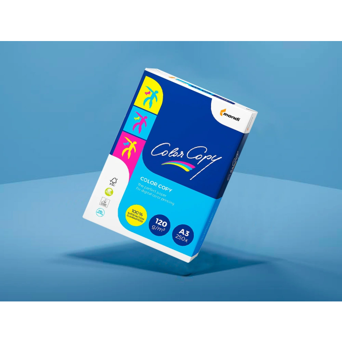 Color copy Papel Fotocopiadora DIN A3 Blanco 120 Gramos Paquete 250 Hojas 5