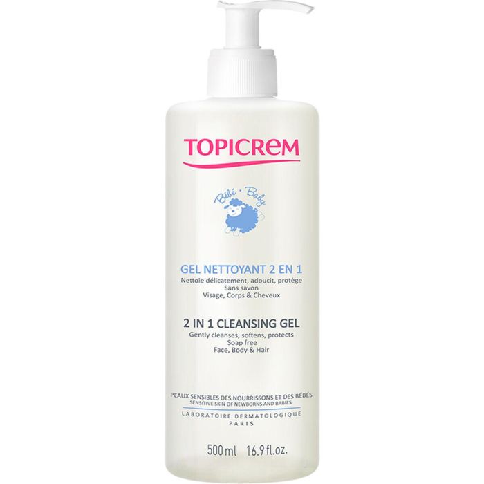 Topicrem 2 In 1 cLeansing Gel 500 mL