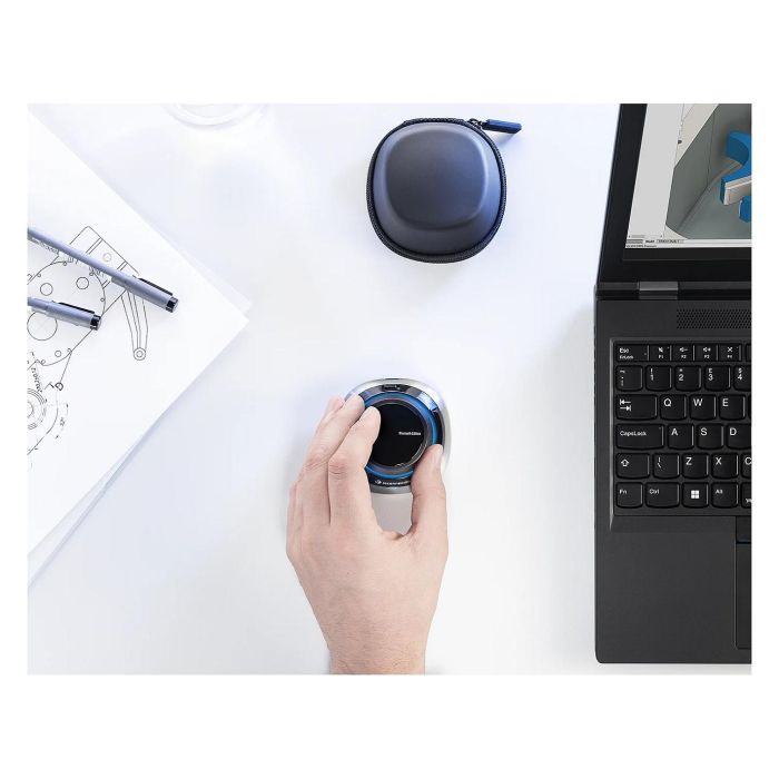 3Dconnexion SpaceMouse 3DX-700115 Ratón 6DoF Inalámbrico RF Wireless + Bluetooth + USB Type-A para Oficina