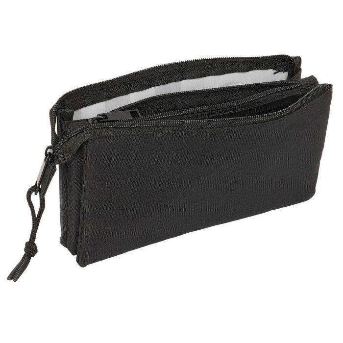 Safta Estuche Escolar Portatodo Triple Wednesday, 3 Cremalleras, Dimensiones 120x220x30 mm 2