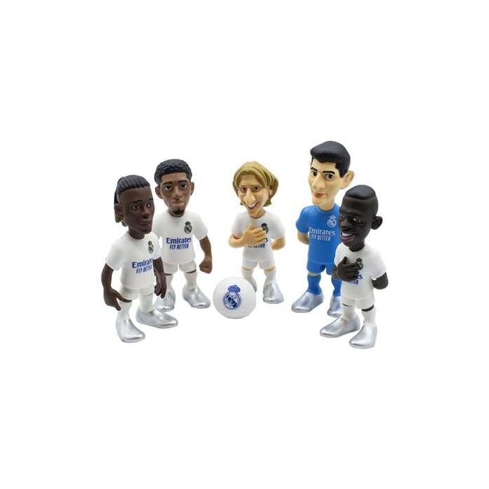 Pack minix con 5 figuras real madrid c.f 7 cm - modelos surtidos 6