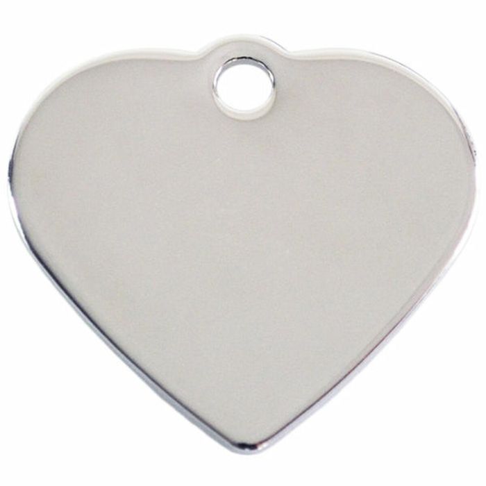 Placa identificativa Imarc Heart Plateado 1