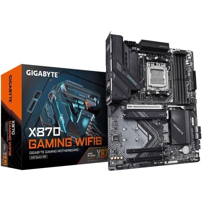 Gigabyte X870 GAMING WF6 Placa Base ATX AMD AM5 DDR5 Wi-Fi 6 2.5GbE USB4 para Ryzen 9000