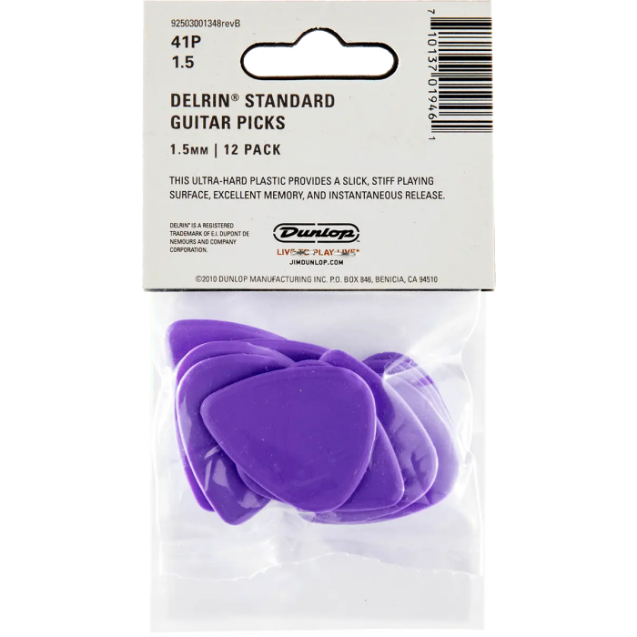 Dunlop Púas de Guitarra Player's Pack 12 Unidades 1,50Mm 4