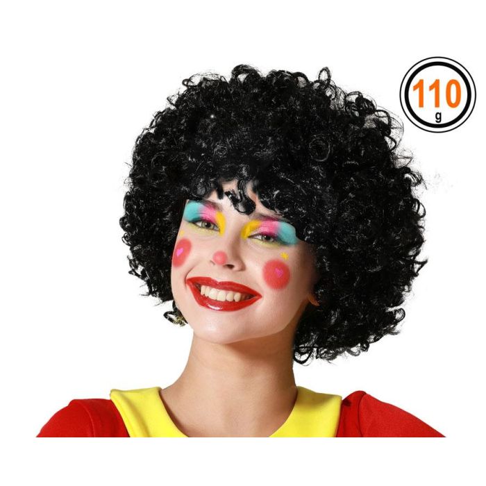 Peluca Payaso Negro 0 Peluca Payaso Negro 0