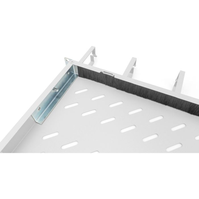Fachboden mit Kabelführung 19" 1HE DIGITUS festeinbau für 600mm tiefe Schränke inkl. Kabelmanagement grau 1 Fachboden mit Kabelführung 19" 1HE DIGITUS festeinbau für 600mm tiefe Schränke inkl. Kabelmanagement grau 1