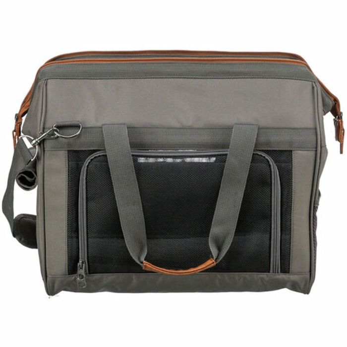 Bolso para Mascotas Trixie Finlay Negro Gris 43 × 26 × 32 cm 17