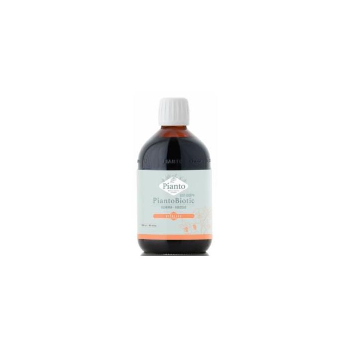 Bio San Jose Pianto Biotic Vitality: Solución Oral para Energía y Reducir el Cansancio con Guaraná, Ginseng, Hibisco y Vitaminas B 365ml