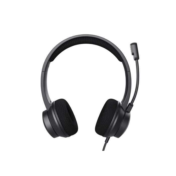 Trust Auriculares Ayda Estéreo con Micrófono, Cancelación de Ruido Ambiental, Cable USB, Negro 2
