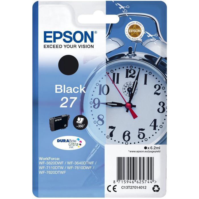 Epson WorkForce WF-3000 y WF-7000 Cartucho Negro nº27 0 Epson WorkForce WF-3000 y WF-7000 Cartucho Negro nº27 0