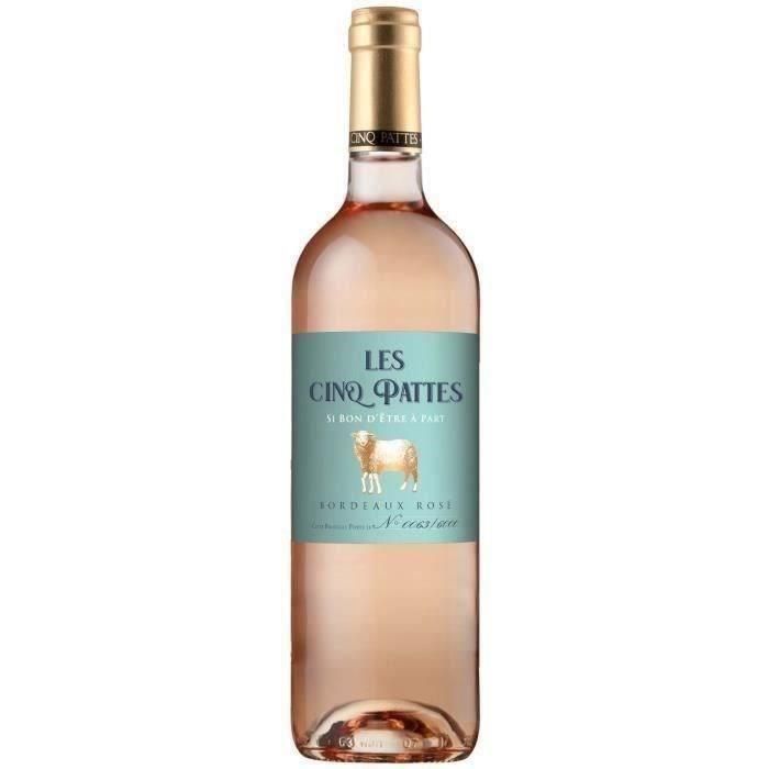 Les Cinq Pattes 2022 Burdeos - Vino rosado de Burdeos