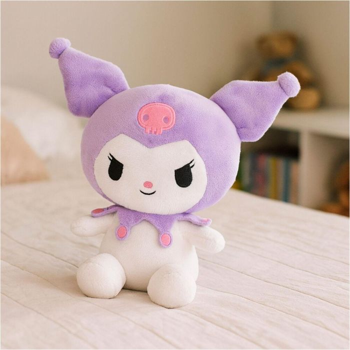 Peluche Kuromi Hello Kitty 19,5cm 2 Peluche Kuromi Hello Kitty 19,5cm 2