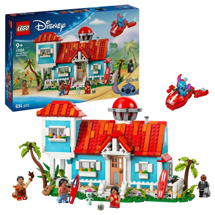 LEGO 43268 Casa de playa de Disney Lilo & Stitch para niños y fans 3