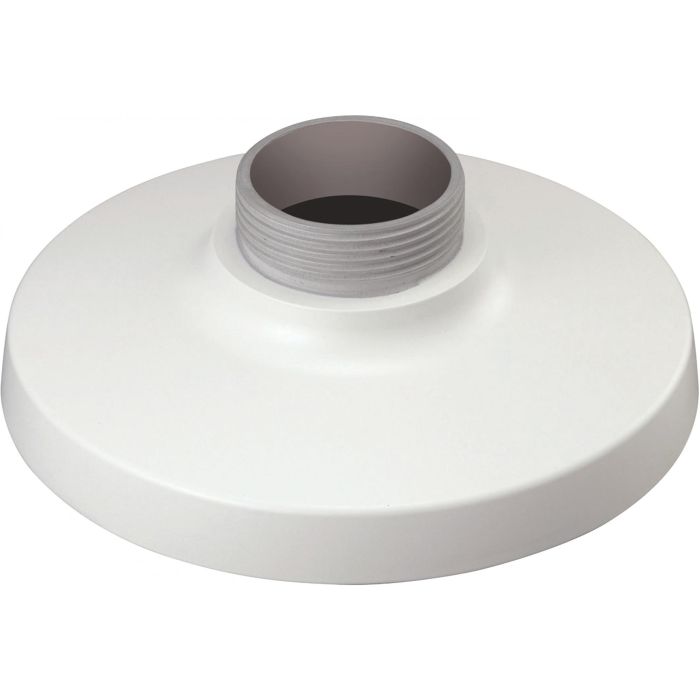 Hanwha SBP-301HMW2 Adaptador Placa de Montaje para Cámaras Domo, Universal, Blanco Compatible con SCD-6080, SND-7082
