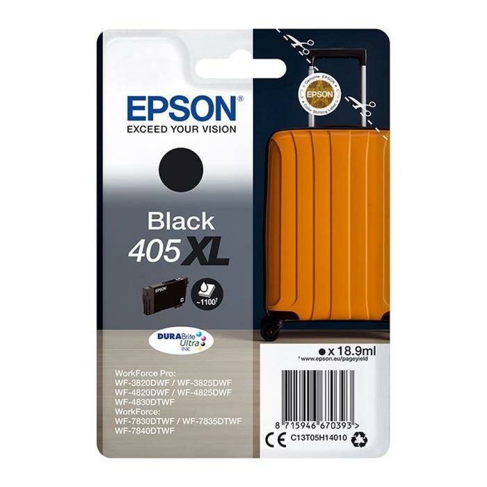 Cartucho de Tinta Original Epson WF-3820DWF, 3825DWF, 4820DWF, 4825DWF, 4830DWF, WF-7830DTWF, 7835DTWF, 7840DTWF Negro (8 Unidad 1