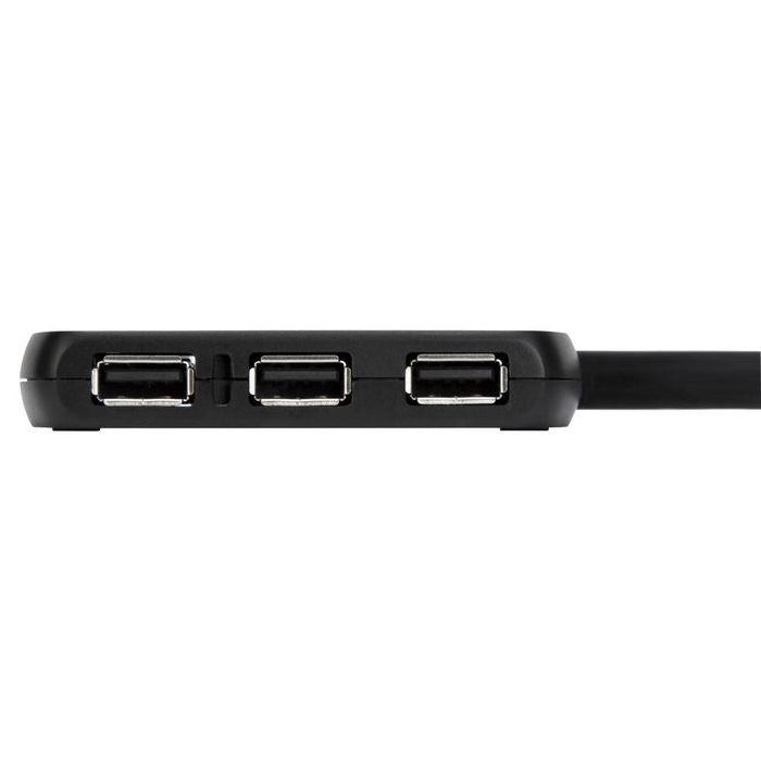 Targus Hub Usb 4 Puertos Usb 2.0 Negro Plástico 480 Mbit/s 4