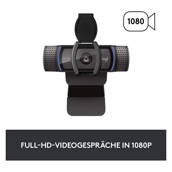 Logitech Webcam C920s HD Pro Enfoque Automático 1080p Full HD con Tapa de Privacidad 15