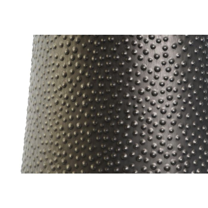 DKD Home Decor Jarrón Moderno Gris Oscuro Dorado Metal 25 x 47 x 25 cm 2