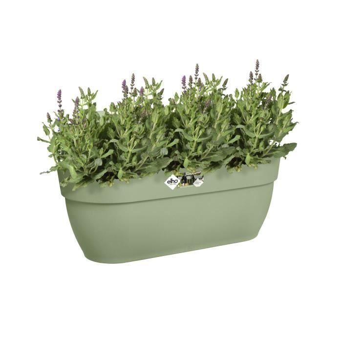 ELHO - Maceta - Vibia Campana Easy Hanger Grande - Verde pistacho - Balcón exterior - L 24,1 x P 46 x H 26,5 cm 2 ELHO - Maceta - Vibia Campana Easy Hanger Grande - Verde pistacho - Balcón exterior - L 24,1 x P 46 x H 26,5 cm 2
