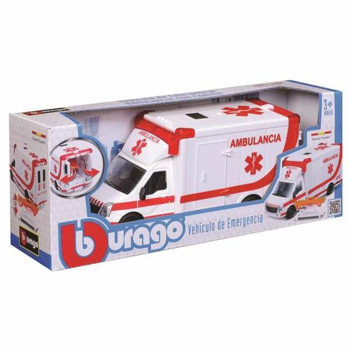 Vehiculo de emergencias ambulancia escala 1:50 burago 5