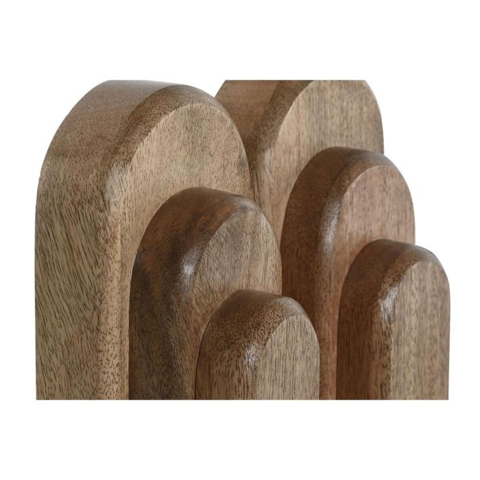 DKD Home Decor Sujetalibros Moderno Set de 2 Madera de Mango Natural 10x17.5x18 cm 2 DKD Home Decor Sujetalibros Moderno Set de 2 Madera de Mango Natural 10x17.5x18 cm 2