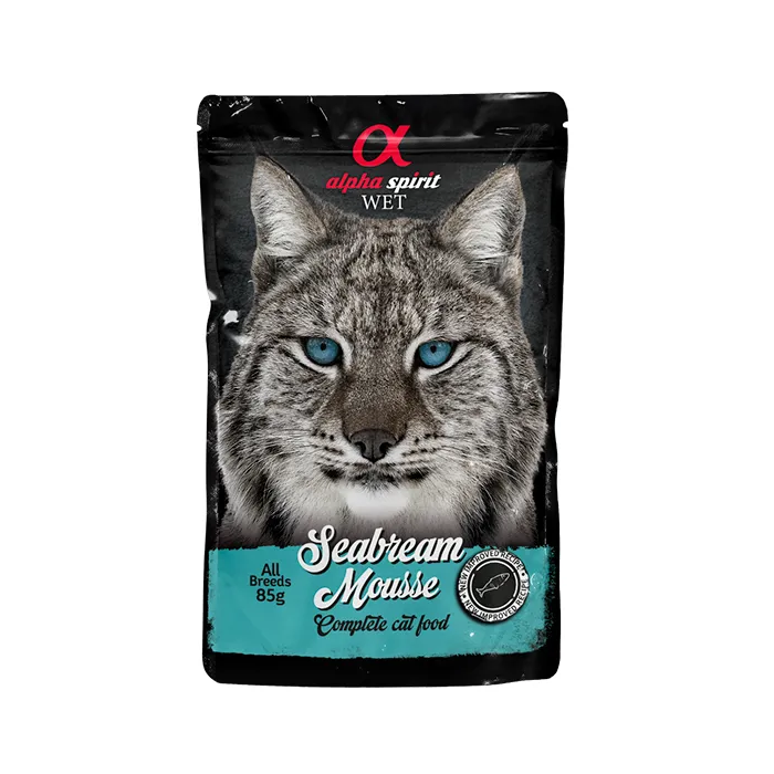 Alpha Spirit Mousse Dorada Gato 24x85 gr Alpha Spirit Mousse Dorada Gato 24x85 gr