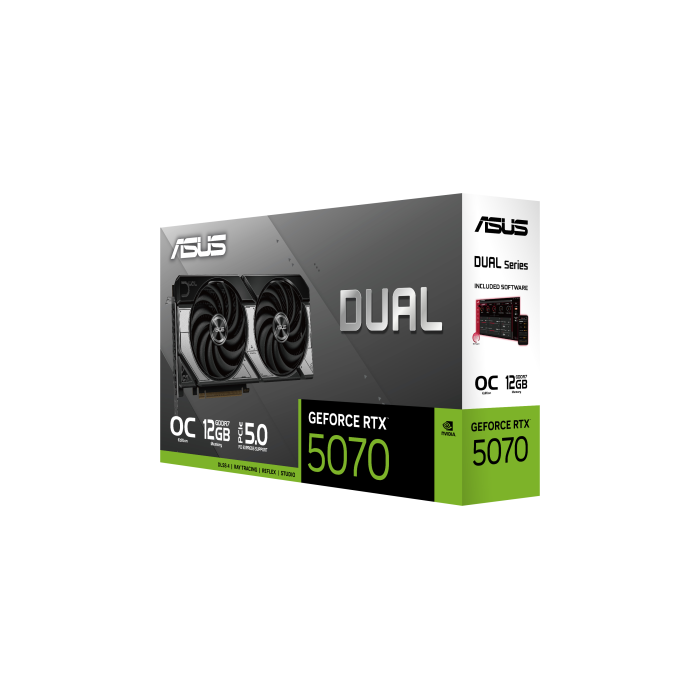ASUS Dual GeForce RTX 5070 12GB GDDR7 PCI Express 5.0 90YV0M17-M0NA00 6 ASUS Dual GeForce RTX 5070 12GB GDDR7 PCI Express 5.0 90YV0M17-M0NA00 6