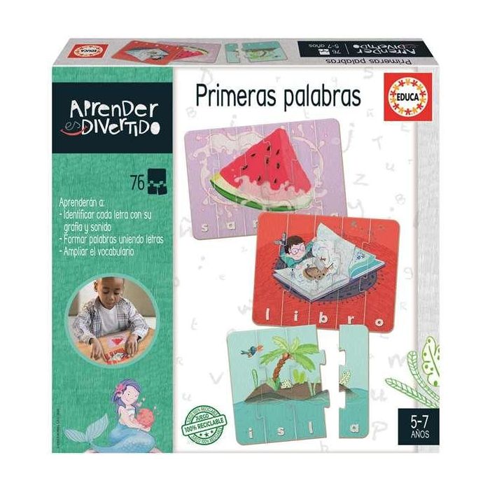 Educa Juego Aprender es Divertido Primeras Palabras para Niños de 5 a 7 Años en Español e Inglés 13 Educa Juego Aprender es Divertido Primeras Palabras para Niños de 5 a 7 Años en Español e Inglés 13