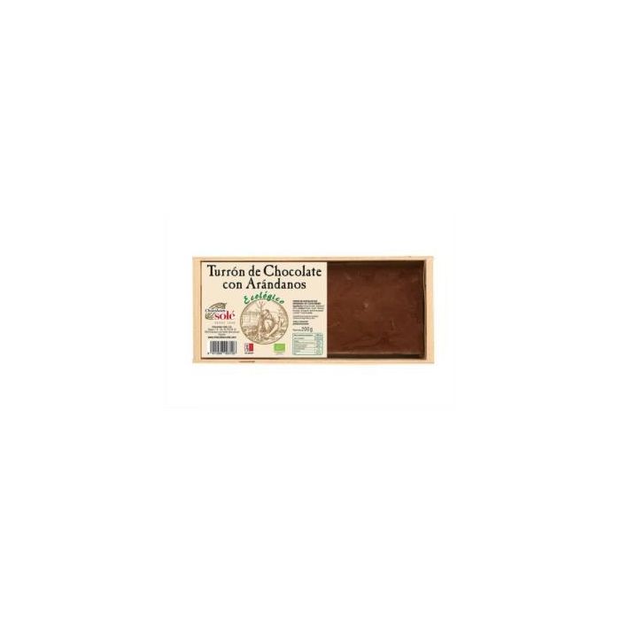 CHOCOLATES SOLE Turrón de Chocolate con Arándanos 200g Eco