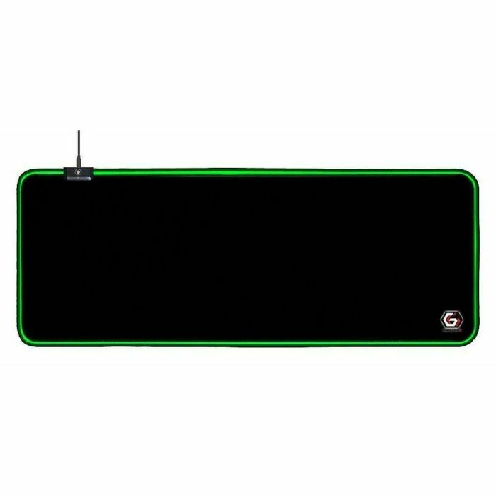 Gembird MP-GAMELED-L Alfombrilla de Ratón Gaming LED RGB Grande 800x300mm Negra con Base Antideslizante Alimentación USB 0 Gembird MP-GAMELED-L Alfombrilla de Ratón Gaming LED RGB Grande 800x300mm Negra con Base Antideslizante Alimentación USB 0