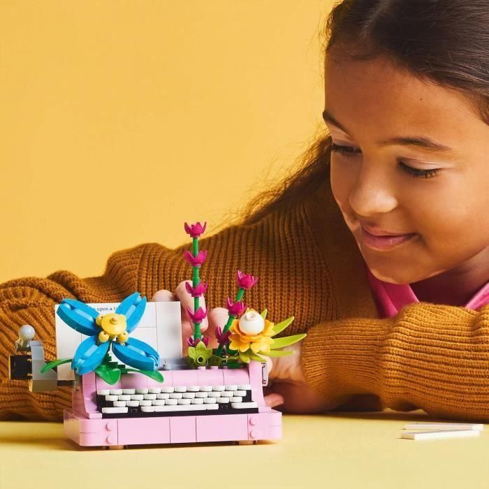 Juego de construccion máquina de escribir con flores lego creator 4 Juego de construccion máquina de escribir con flores lego creator 4