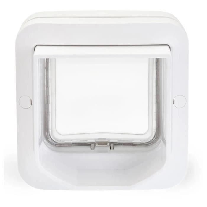 SUREFLAP DualScan Chatiere con chip electrónico blanco 5 SUREFLAP DualScan Chatiere con chip electrónico blanco 5