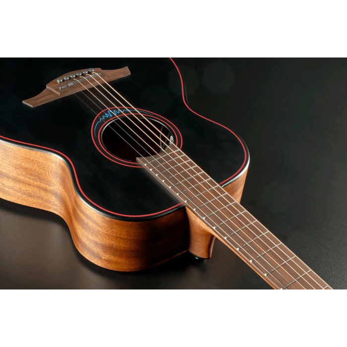 Guitarra Acústica Lâg Travel A/E Blue Wave 1 5 Guitarra Acústica Lâg Travel A/E Blue Wave 1 5
