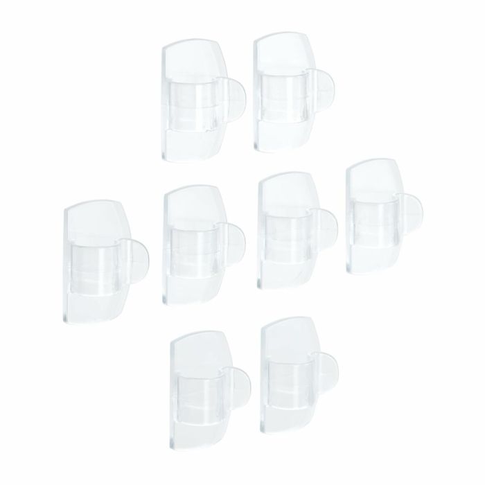 Gancho para colgar 3M Transparente Plástico (8 Unidades) 2 Gancho para colgar 3M Transparente Plástico (8 Unidades) 2