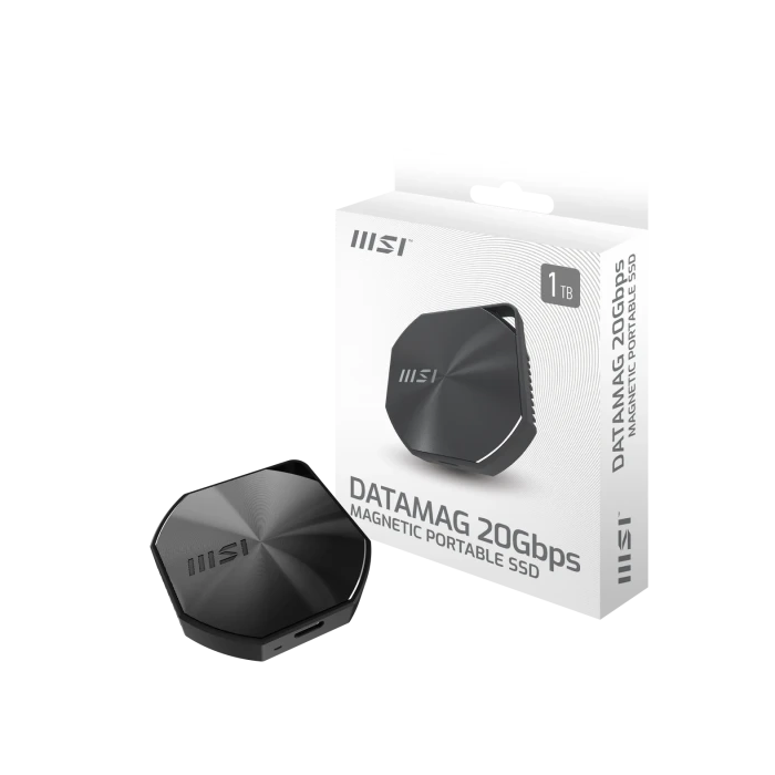 MSI SSD Externo Datamag 1TB 20Gbps S78-440L0B0-P83, Compatible con iPhone 16/15 Pro (Max), Negro 1 MSI SSD Externo Datamag 1TB 20Gbps S78-440L0B0-P83, Compatible con iPhone 16/15 Pro (Max), Negro 1
