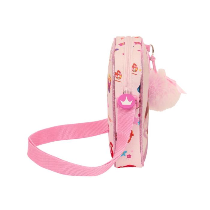 Bolso Bandolera Disney Princess Summer adventures Rosa 16 x 18 x 4 cm 2