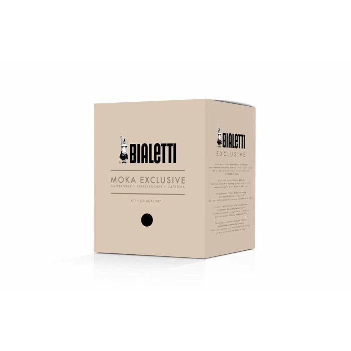 Cafetera Italiana Bialetti MOKA EXCLUSIVE Negro Aluminio 6 Tazas 3