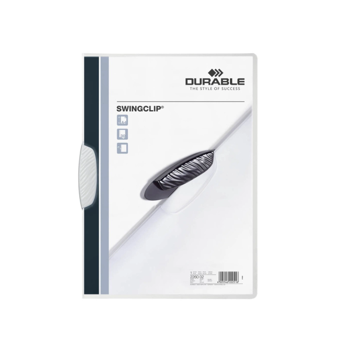 Dosier Clip Swingclip Pp A4 2260 Pinza Plastico Pivot.Opaco 30H Blanco (Set de 25) 1 Dosier Clip Swingclip Pp A4 2260 Pinza Plastico Pivot.Opaco 30H Blanco (Set de 25) 1
