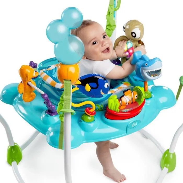 Disney Baby Área de Juego de Rebote Múltiples Actividades Nemo para Bebé con 13+ Juguetes y Asiento Giratorio 6-12 Meses 5